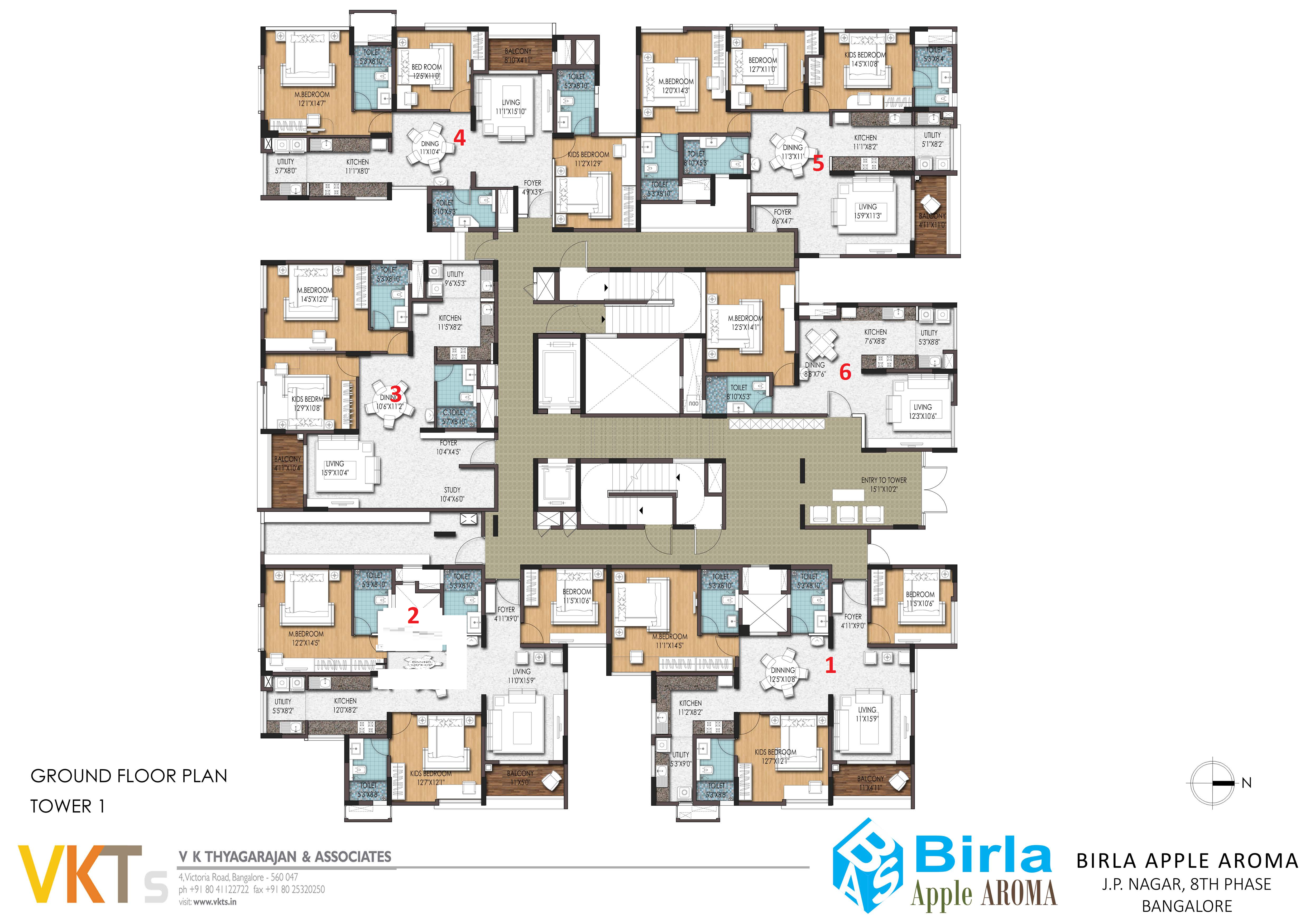 T1_ground floor plan