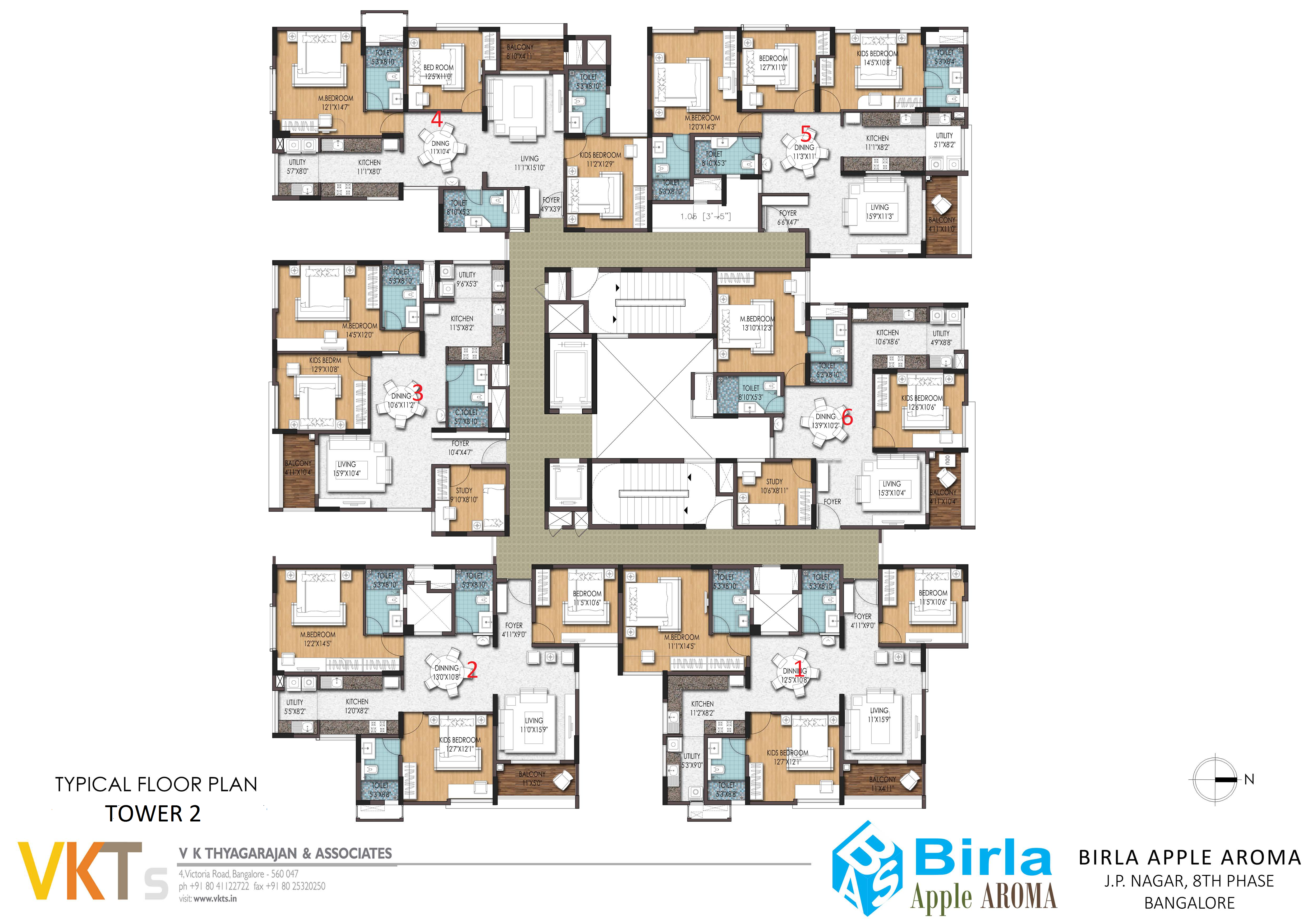 T2_Typical floor plan